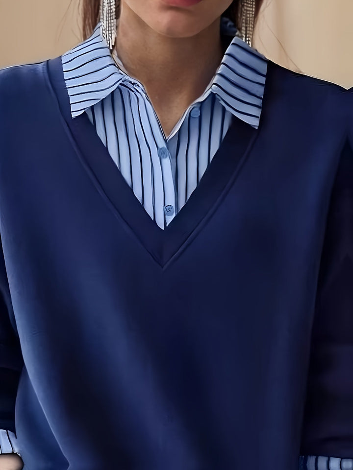 Calira – Mit Reverskragen, Strick-Poloshirt