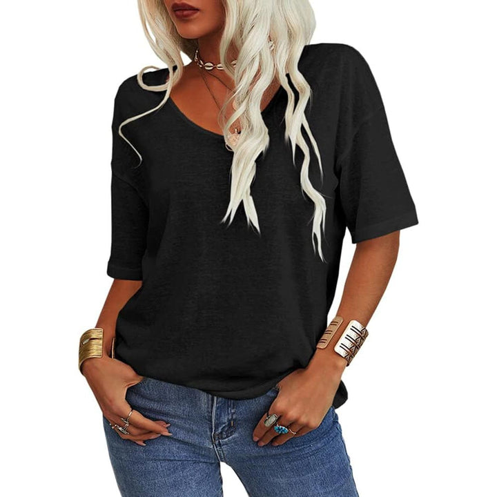 Kelira – T-Shirt mit Tulpenärmeln aus Stretch-Jersey
