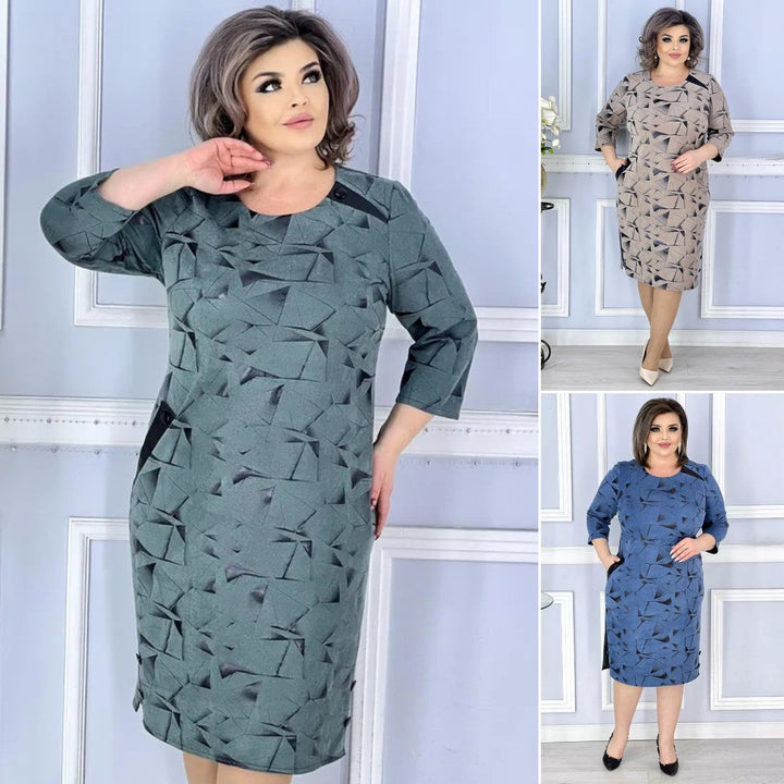 Selora – Bedrucktes A-Linien-Kleid