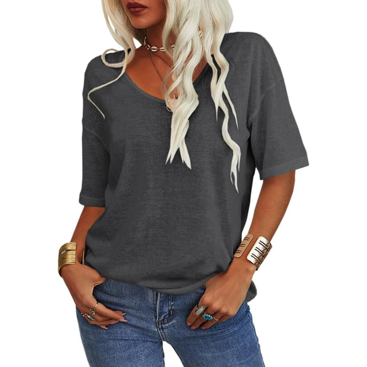Kelira – T-Shirt mit Tulpenärmeln aus Stretch-Jersey