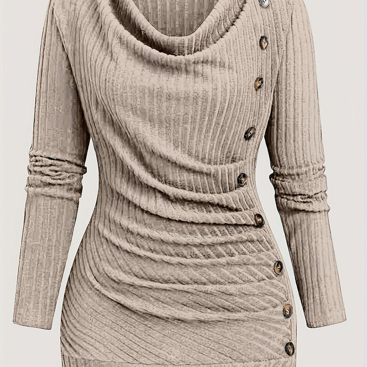 Solyne – Stricktop mit Rundhalsausschnitt