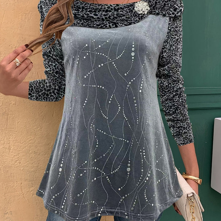 Avenya – Reverskragen-Strickpullover-Set