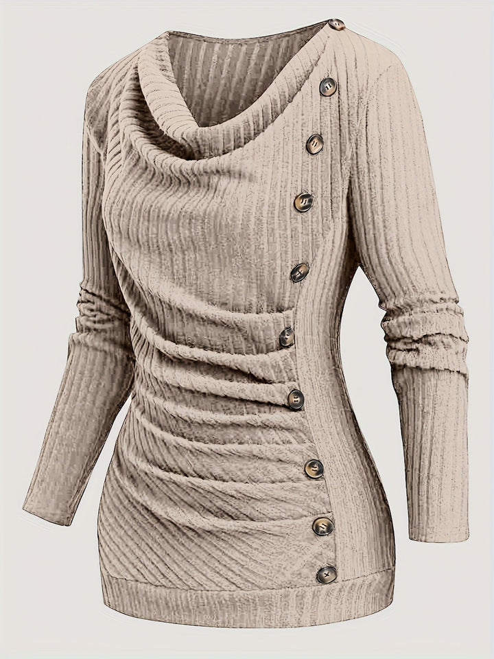 Solyne – Stricktop mit Rundhalsausschnitt