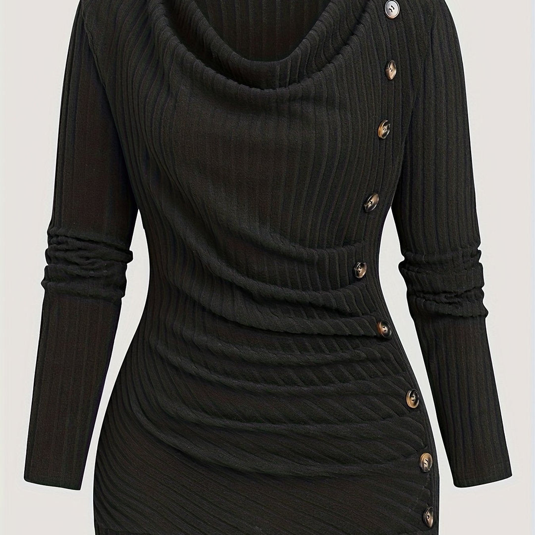 Solyne – Stricktop mit Rundhalsausschnitt