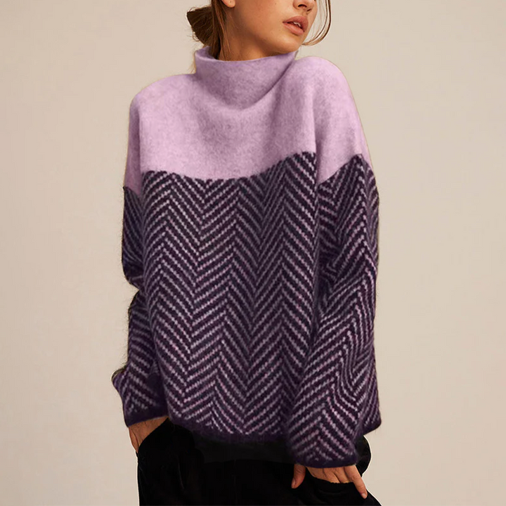 Lyrisa – Zopfmuster-Strickpullover