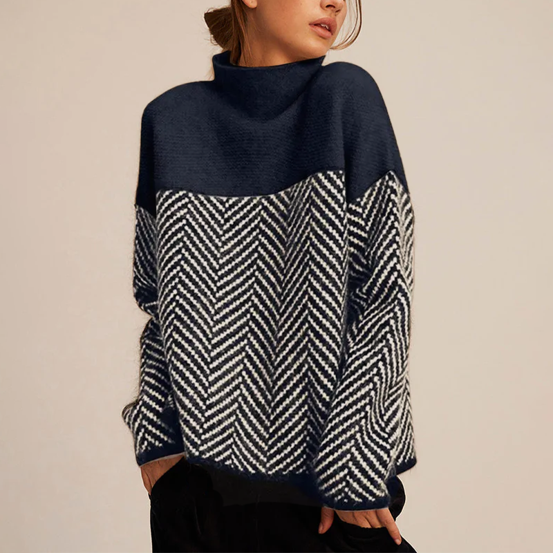 Lyrisa – Zopfmuster-Strickpullover