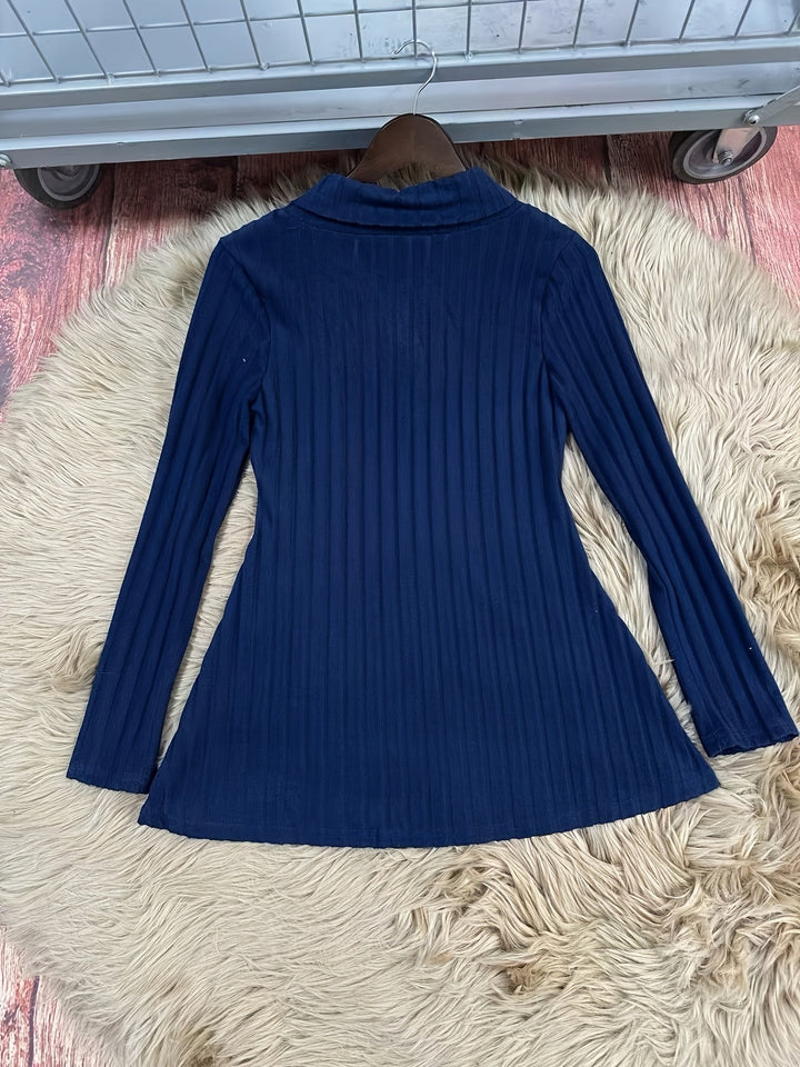 Tavina – Karo-Patchwork-Strick-T-Shirt
