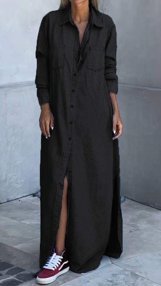 Zarelle – Denimkleid mit Klappentaschen