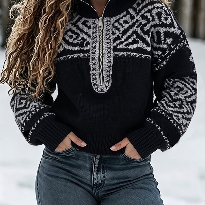 Calyne – Fair-Isle-Jacquard-Strickpullover