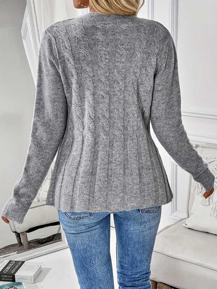Noreli – Strickjacke mit gedrehtem Detail