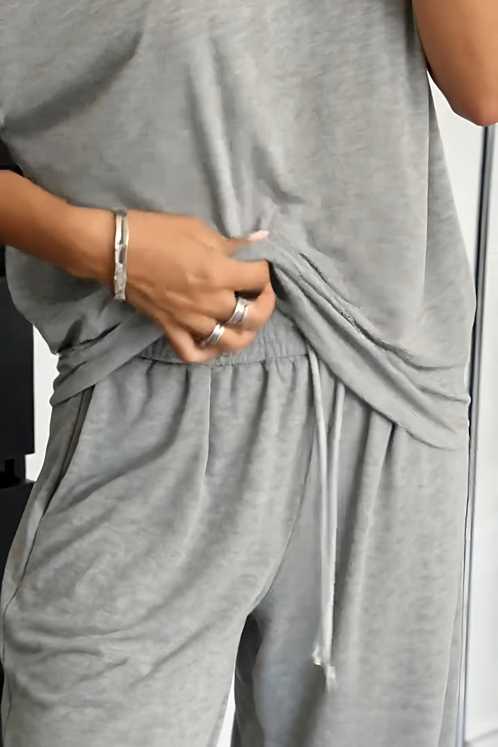 Talira – schulterfreies zweiteiliges Set