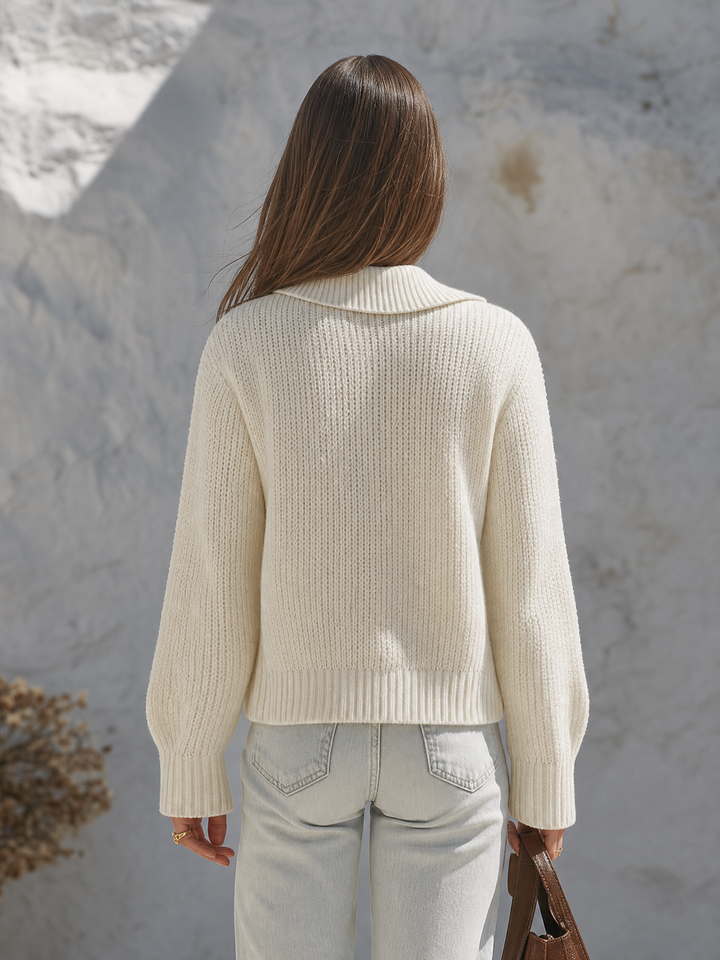 Virela – gestreifte Jacke mit Knopfleiste