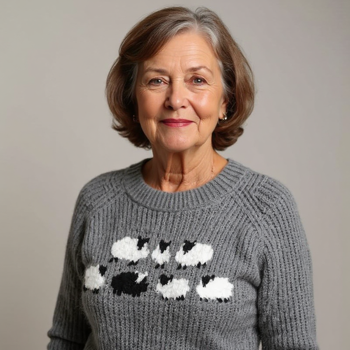 Tevian – Jacquard-Passe-Pullover