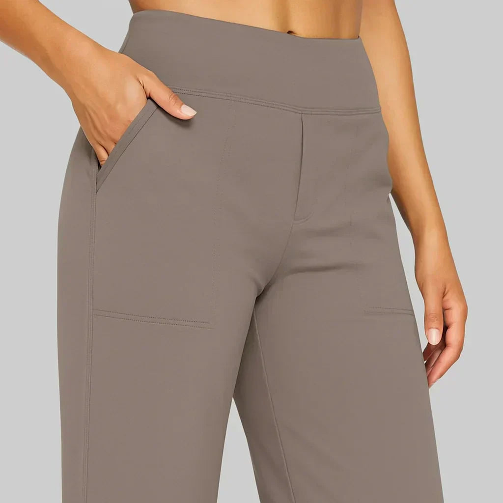 Rylena – hochtaillierte Stretch-Webhose