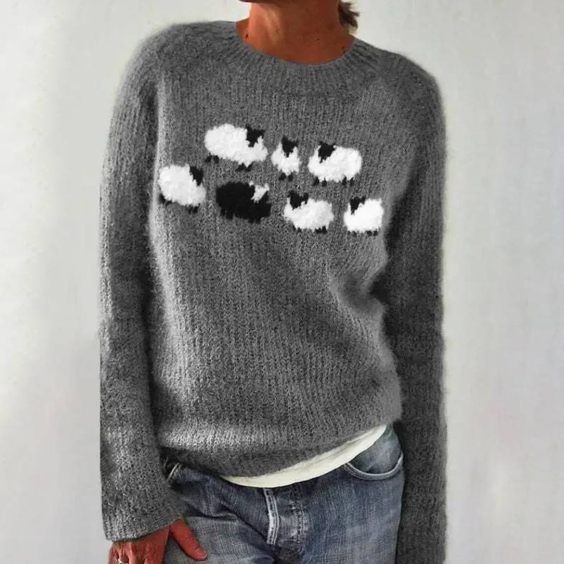 Tevian – Jacquard-Passe-Pullover