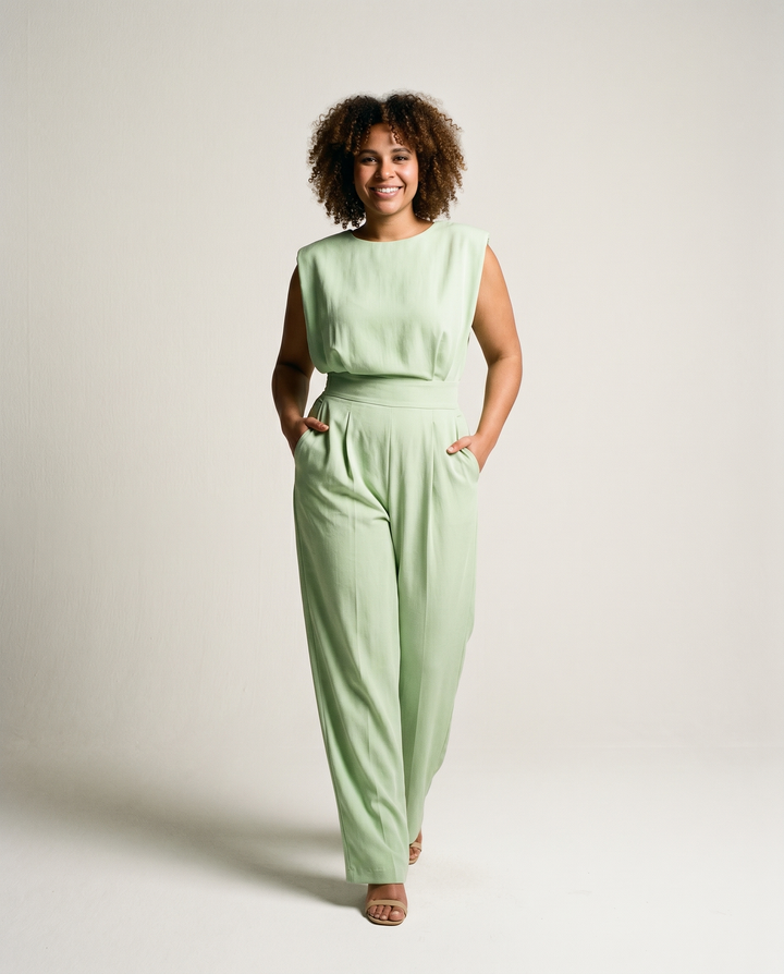 Taillierter Jumpsuit