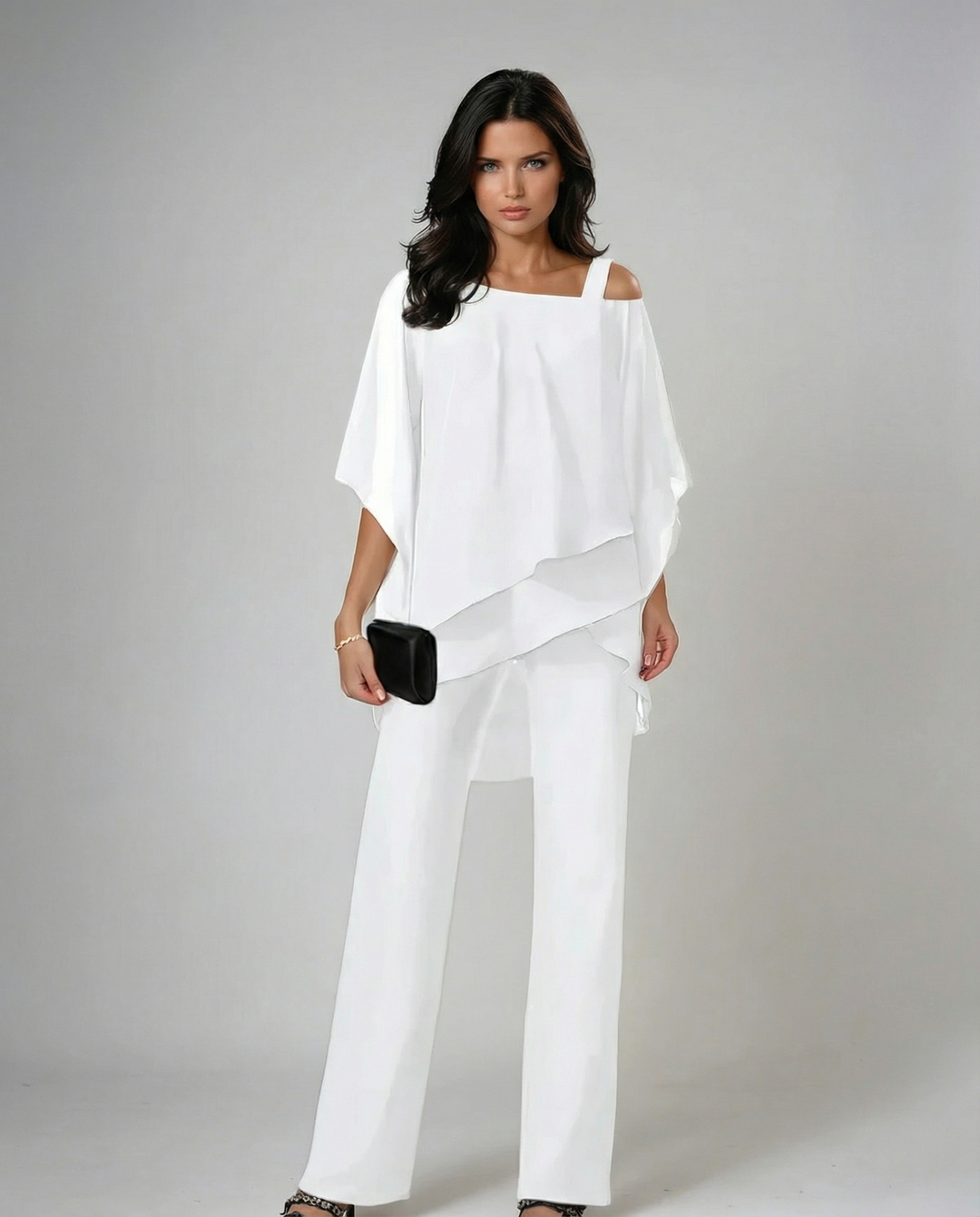 Vesara – asymmetrisches mehrlagiges Webstoff-Set