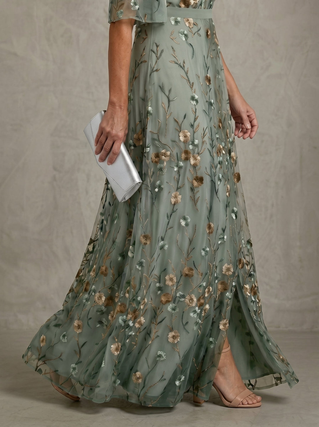 Soreva – floral besticktes Tüllkleid