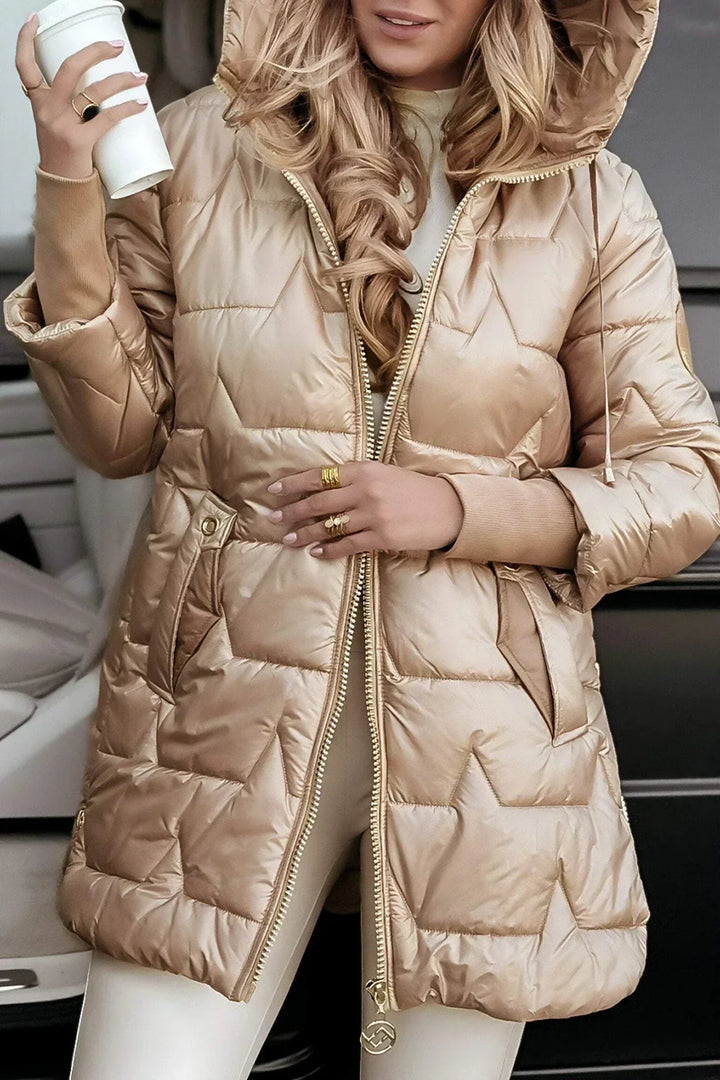 Mireva – Mit fester Kapuze gepolsterte Jacke