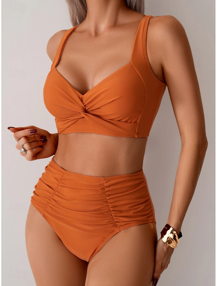 Sivara – gerafftes Trikot-Bikini-Set