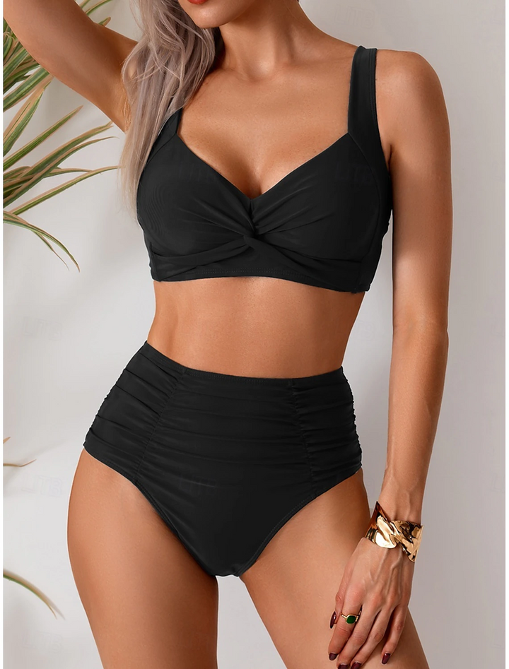 Sivara – gerafftes Trikot-Bikini-Set