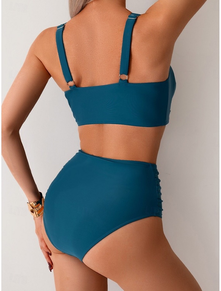 Sivara – gerafftes Trikot-Bikini-Set