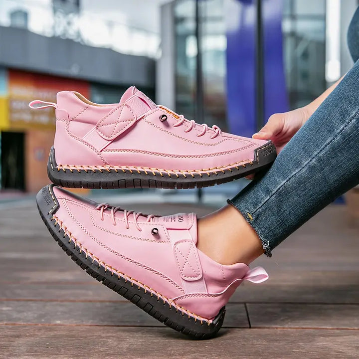 Kevara – Ledersneaker mit breiter Zehenbox