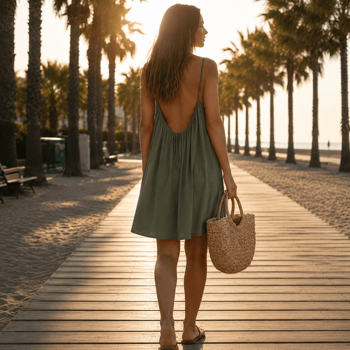 Talira – Strickkleid mit verstellbarem Rücken