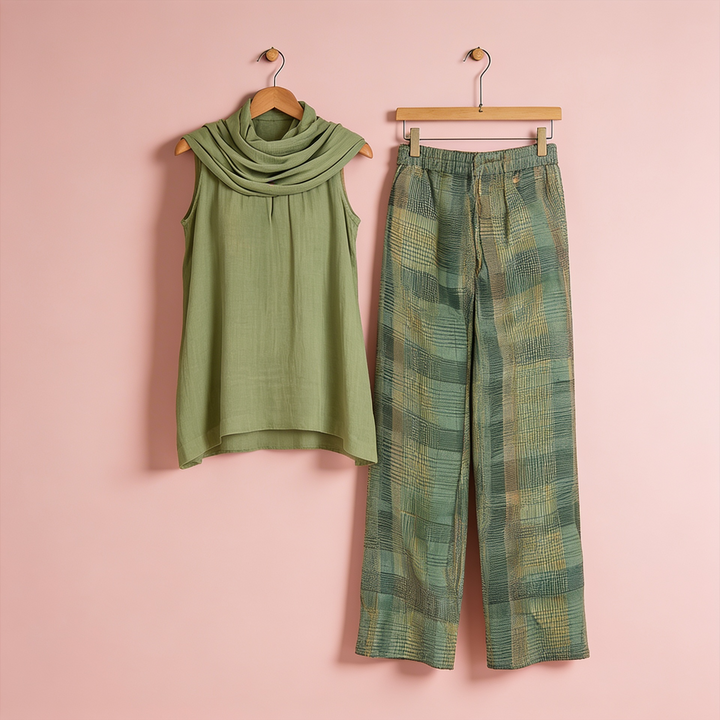 Tavina – weites Webware-Hosen-Set
