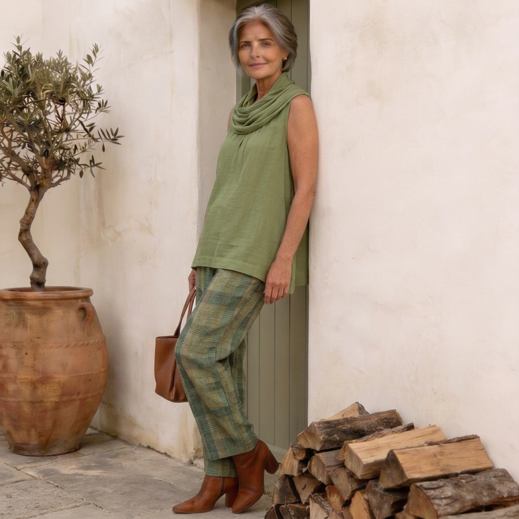 Tavina – weites Webware-Hosen-Set