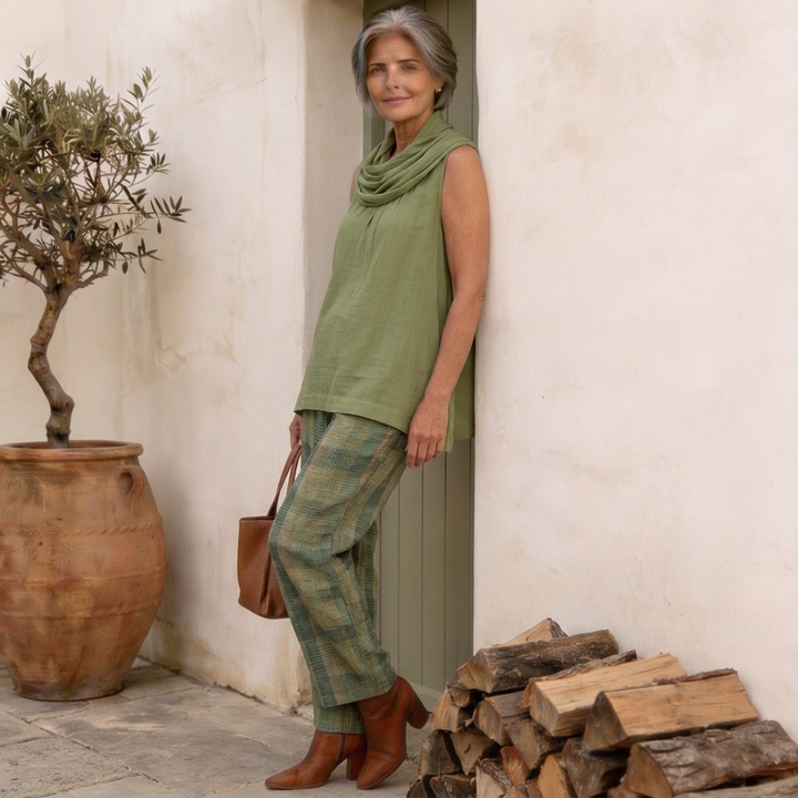 Tavina – weites Webware-Hosen-Set