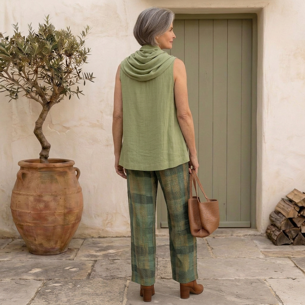 Tavina – weites Webware-Hosen-Set