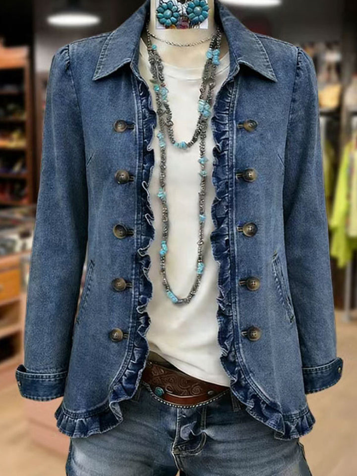 Lenori – Rüschensaum-Jacke