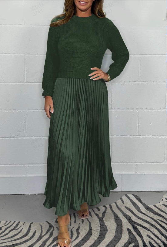 Elaris – Sweatshirtkleid mit Faltenrock