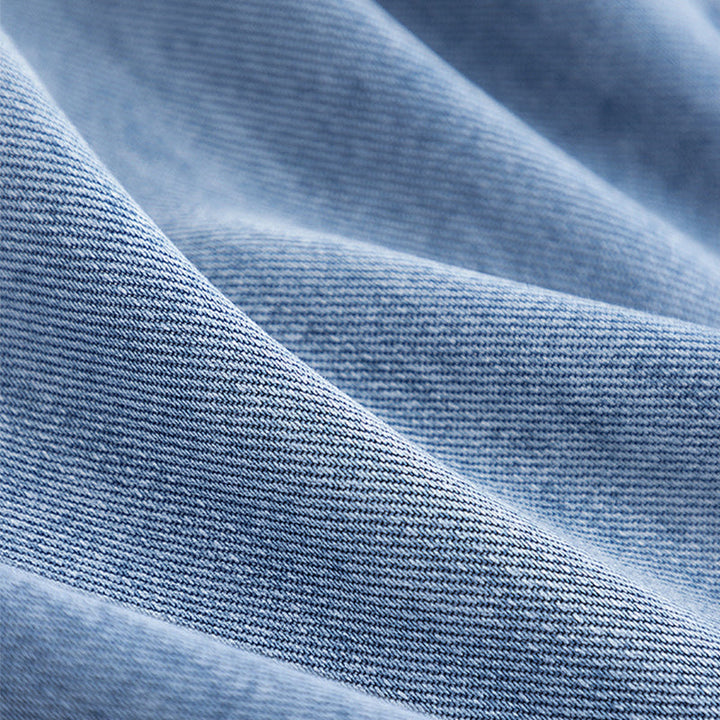 Calyra – Trenchcoat aus gewebtem Stretch mit Jeansnähten