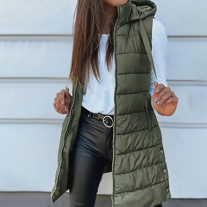 Luniva – ärmellose Pufferjacke mit Baumwollfüllung