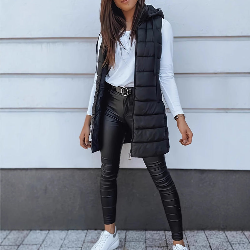Luniva – ärmellose Pufferjacke mit Baumwollfüllung