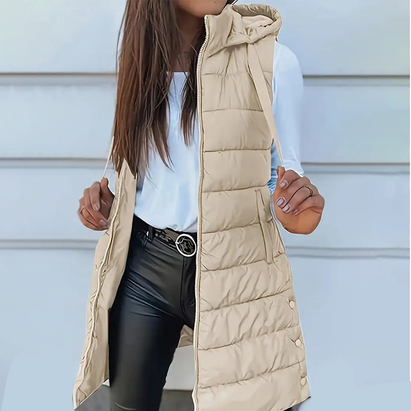 Luniva – ärmellose Pufferjacke mit Baumwollfüllung