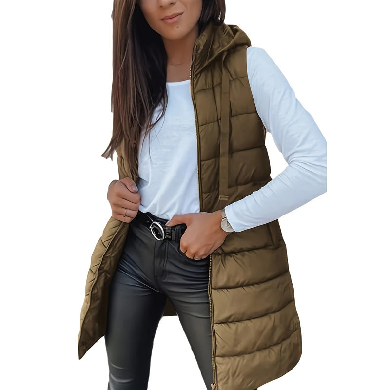 Luniva – ärmellose Pufferjacke mit Baumwollfüllung