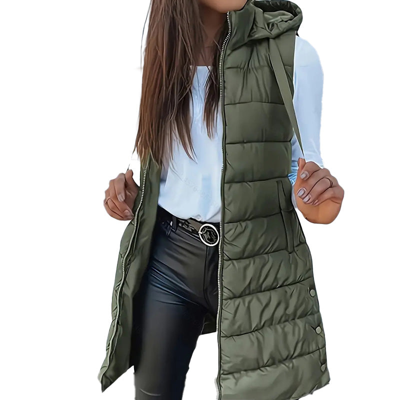 Luniva – ärmellose Pufferjacke mit Baumwollfüllung