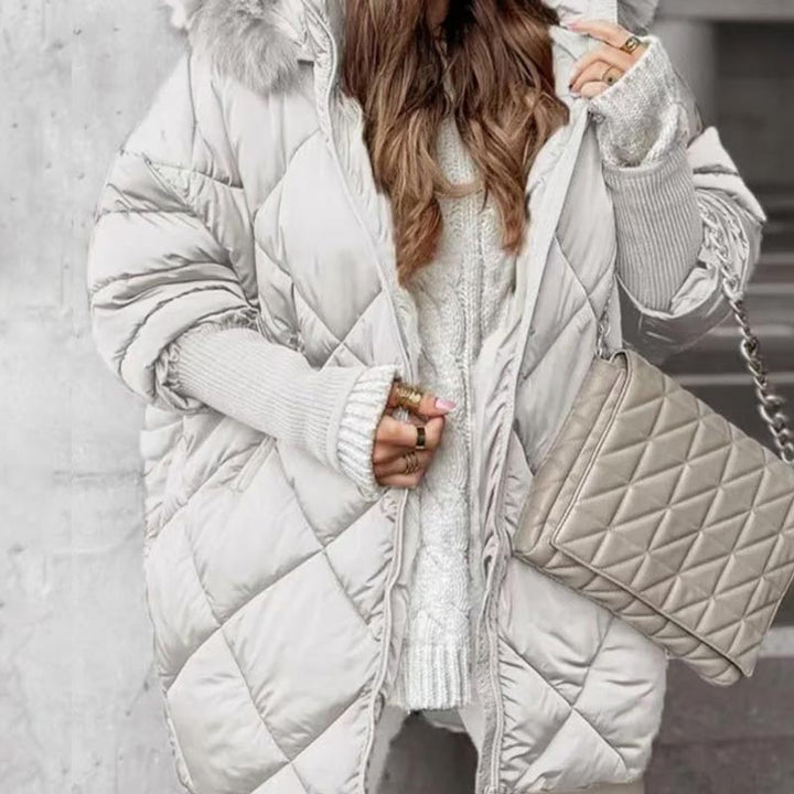 Erelia – Gefütterter Parka mit Strickärmeln