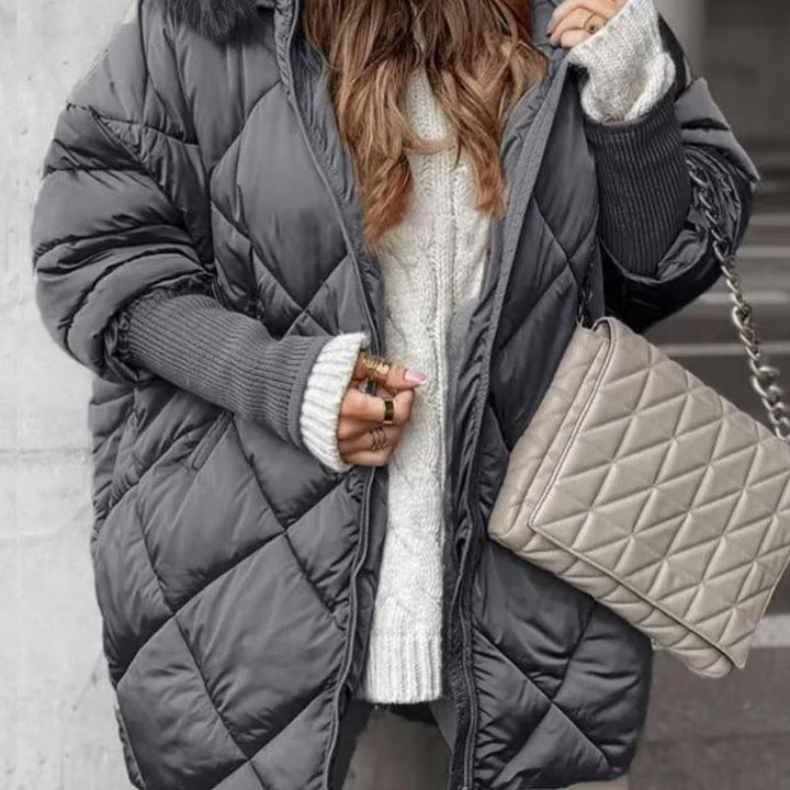 Erelia – Gefütterter Parka mit Strickärmeln