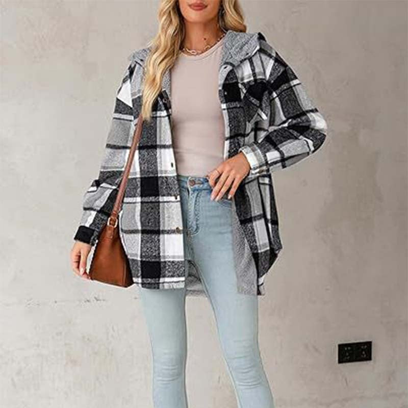 Nivara – Kapuzen-Flanelljacke