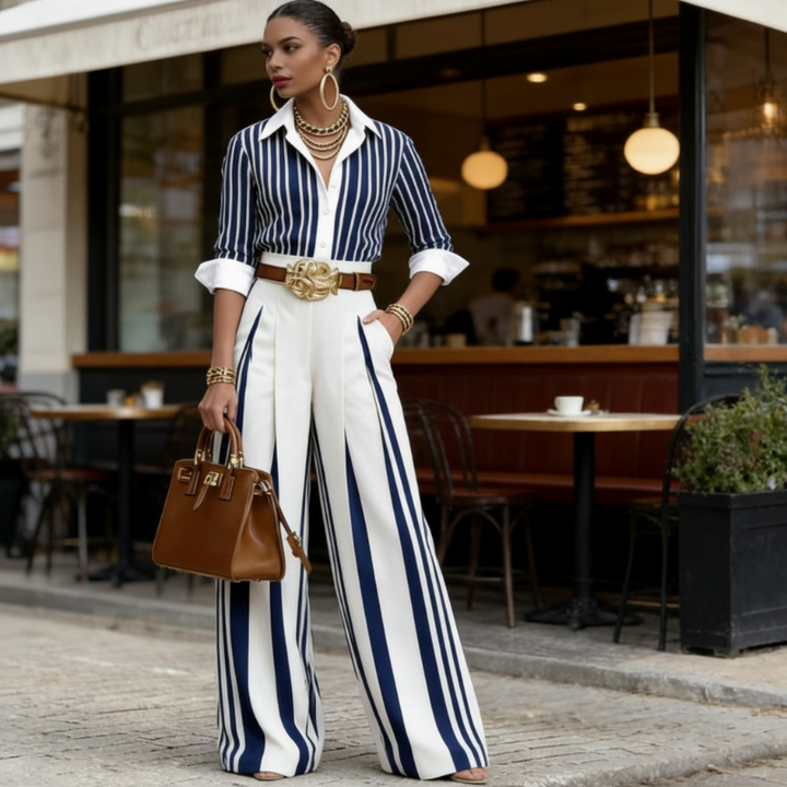Mireth – Asymmetrisches Top aus Leinenmischung