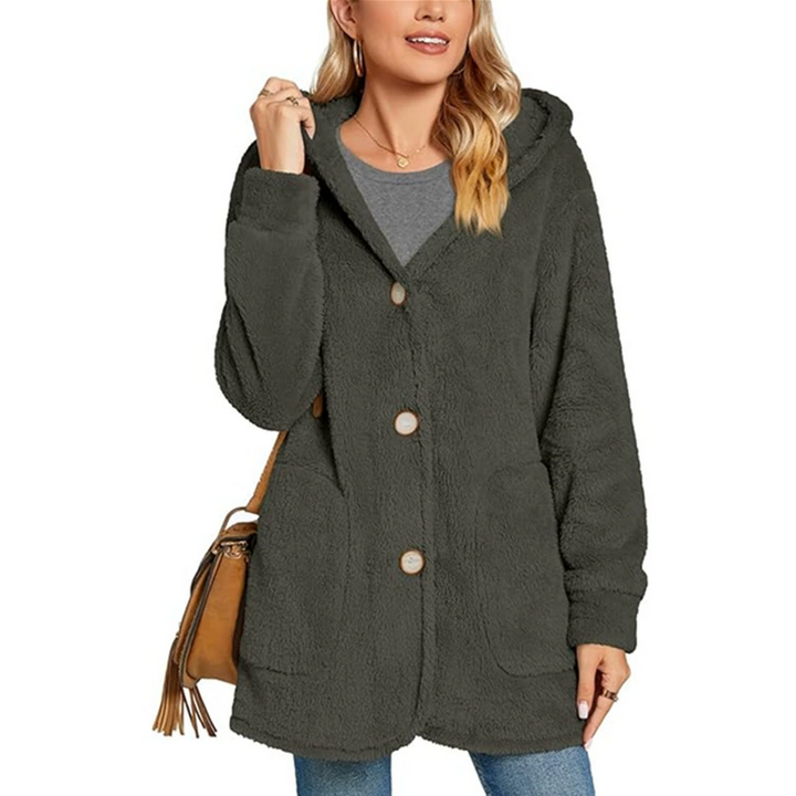 Vesara – Gewebte Jacke mit Kapuze