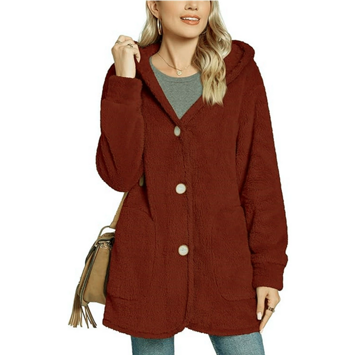 Vesara – Gewebte Jacke mit Kapuze