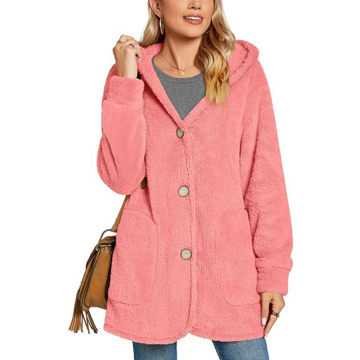 Vesara – Gewebte Jacke mit Kapuze