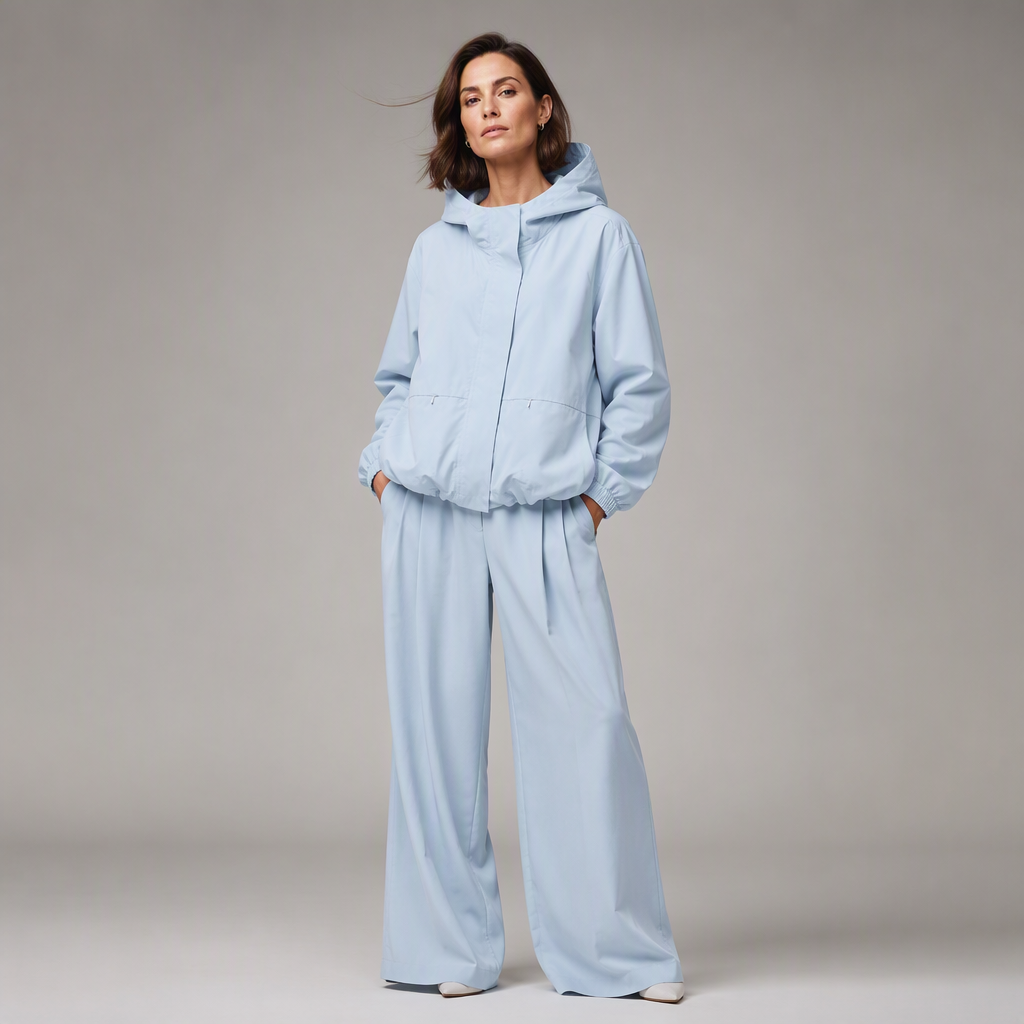 Linara – wasserabweisende Windjacke mit gepufftem Saum