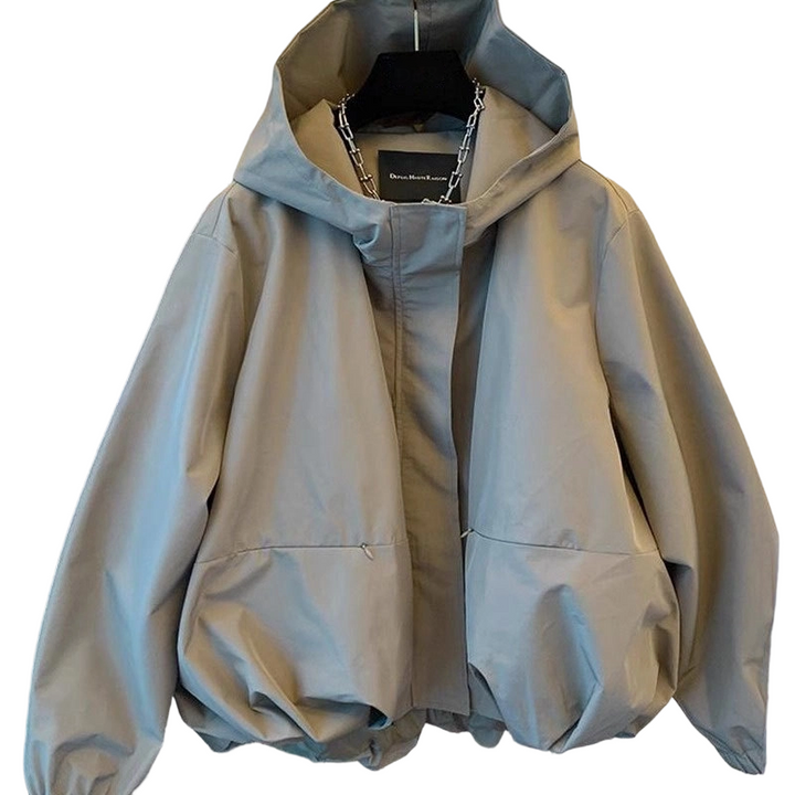 Linara – wasserabweisende Windjacke mit gepufftem Saum