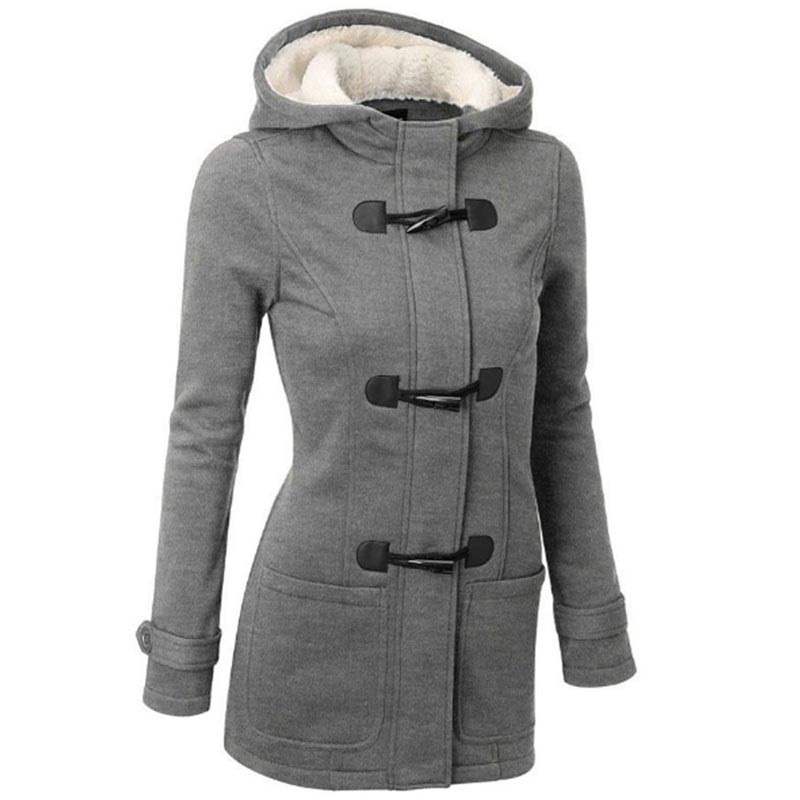 Veluna – Jacke aus Baumwollmischung mit doppeltem Verschluss